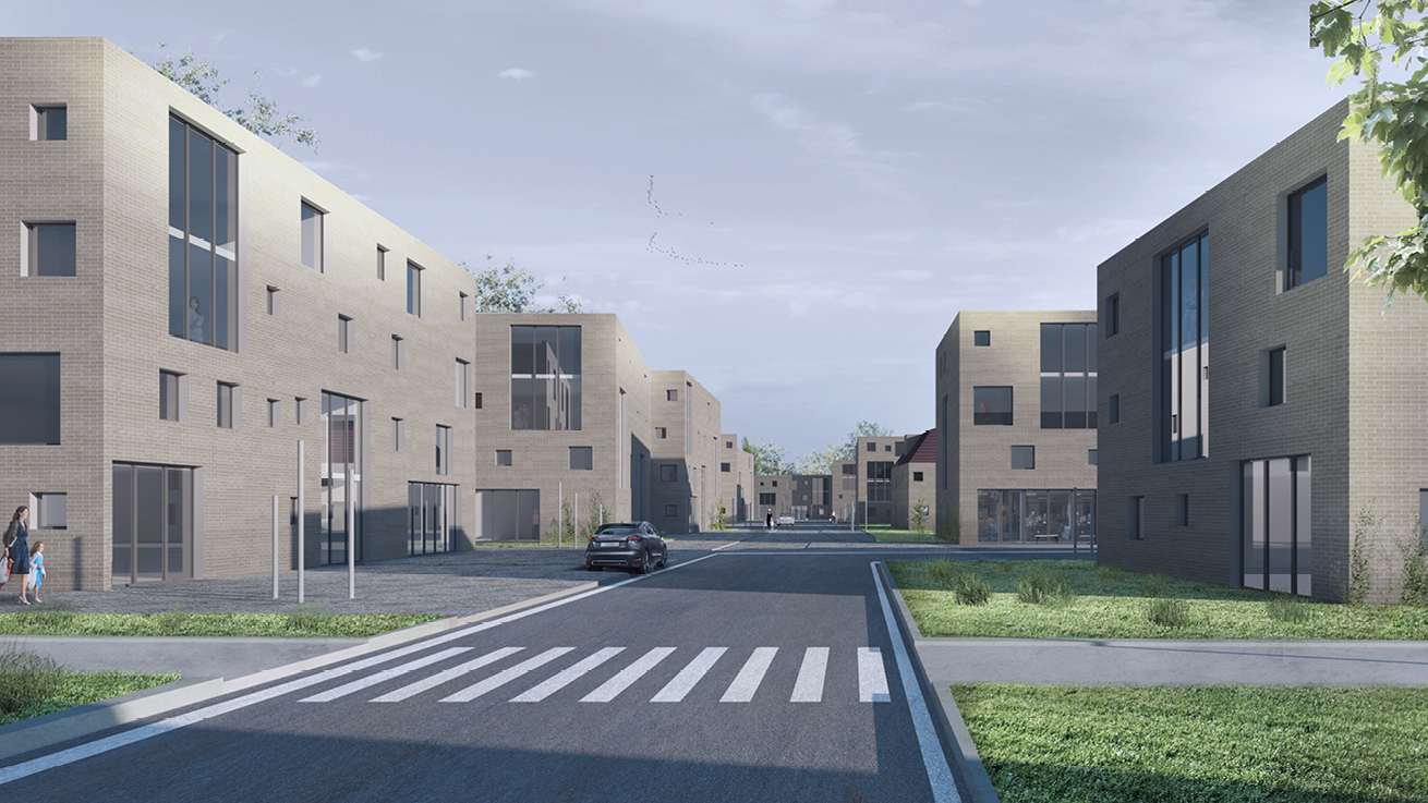 Städtebau Soest Perspektive Straßenraum